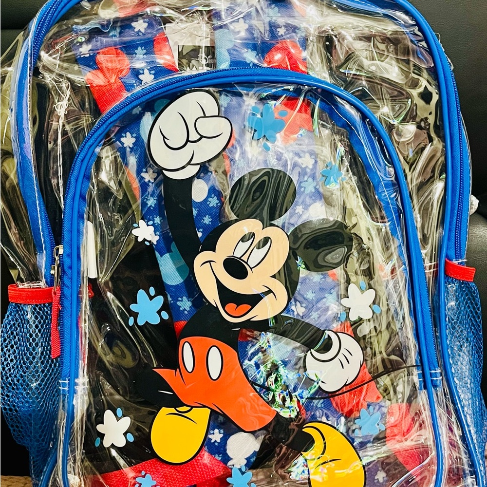 Disney Mickey Mouse Blue and Red Kids Backpack